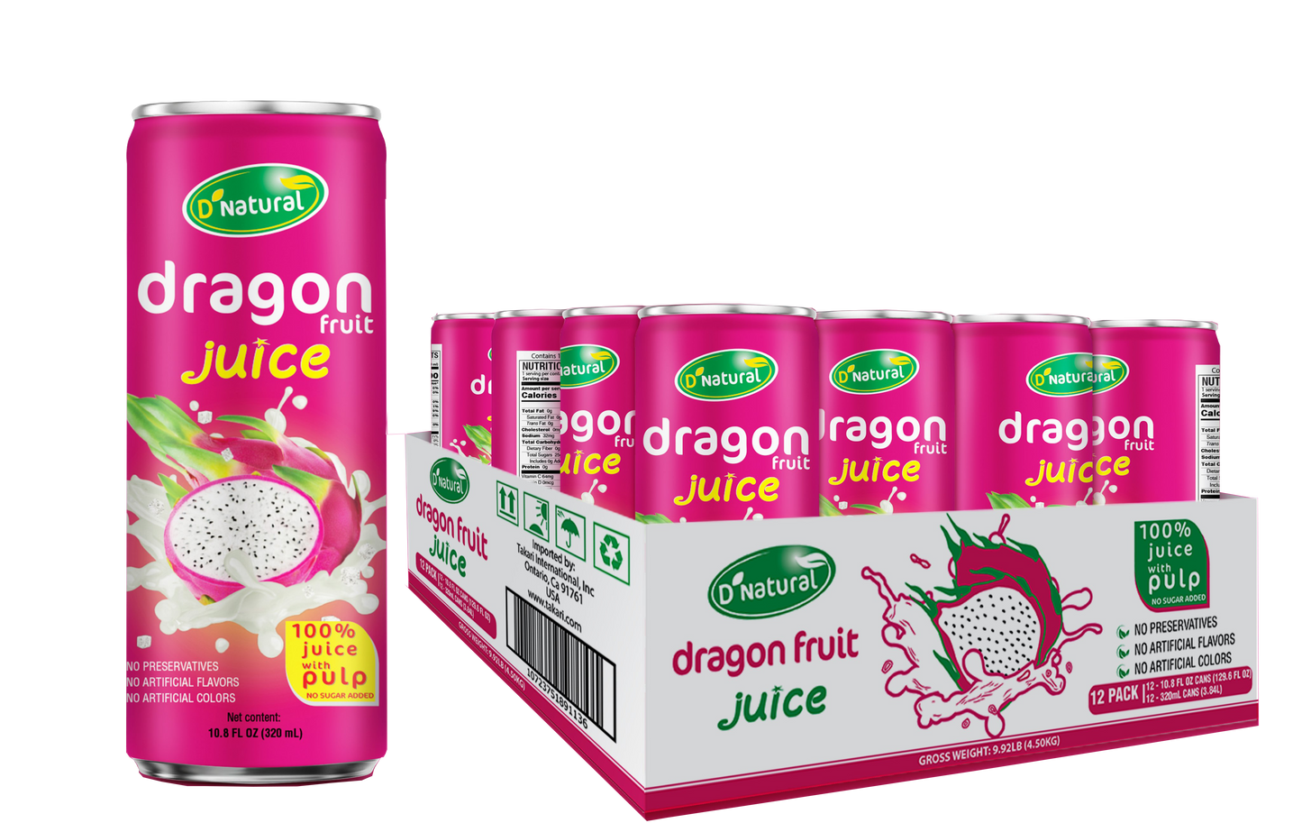 12PK / Dragon Fruit Flavor